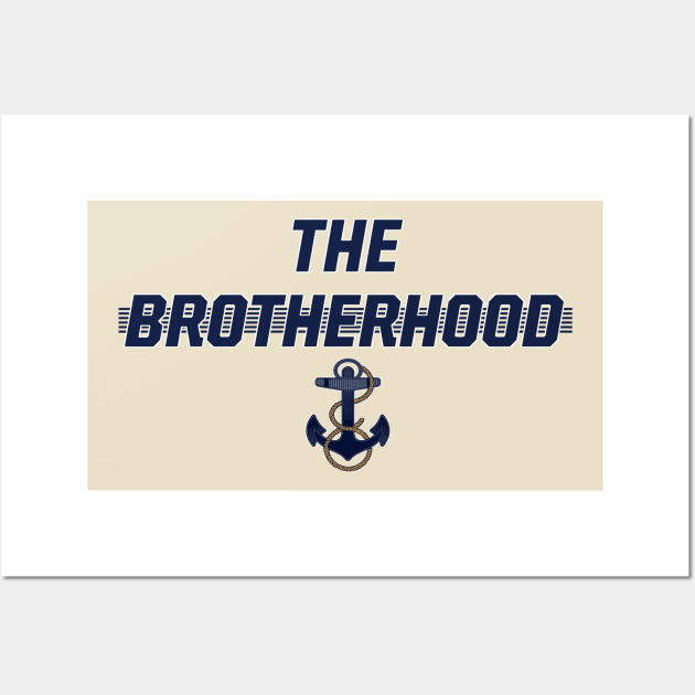 Navy Brotherhood Wall Art by StadiumSquad